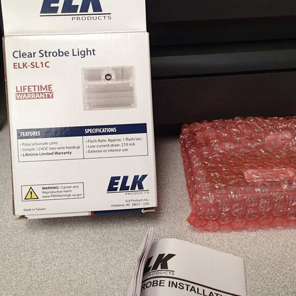 ELK Clear STrobe Light ELK-SL1C NEW - Picture 1 of 5